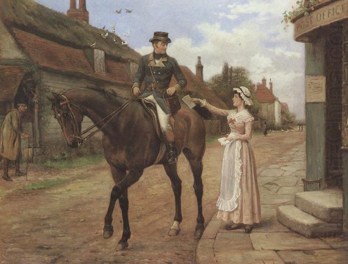 Collecting the Post (mk37), George goodwin kilburne